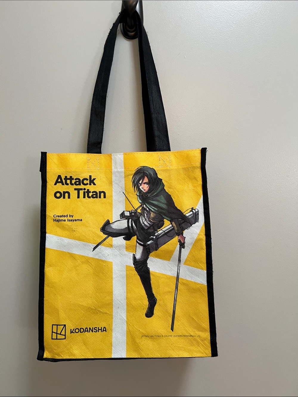 Attack on Titan Graphic Tote Medium Sized